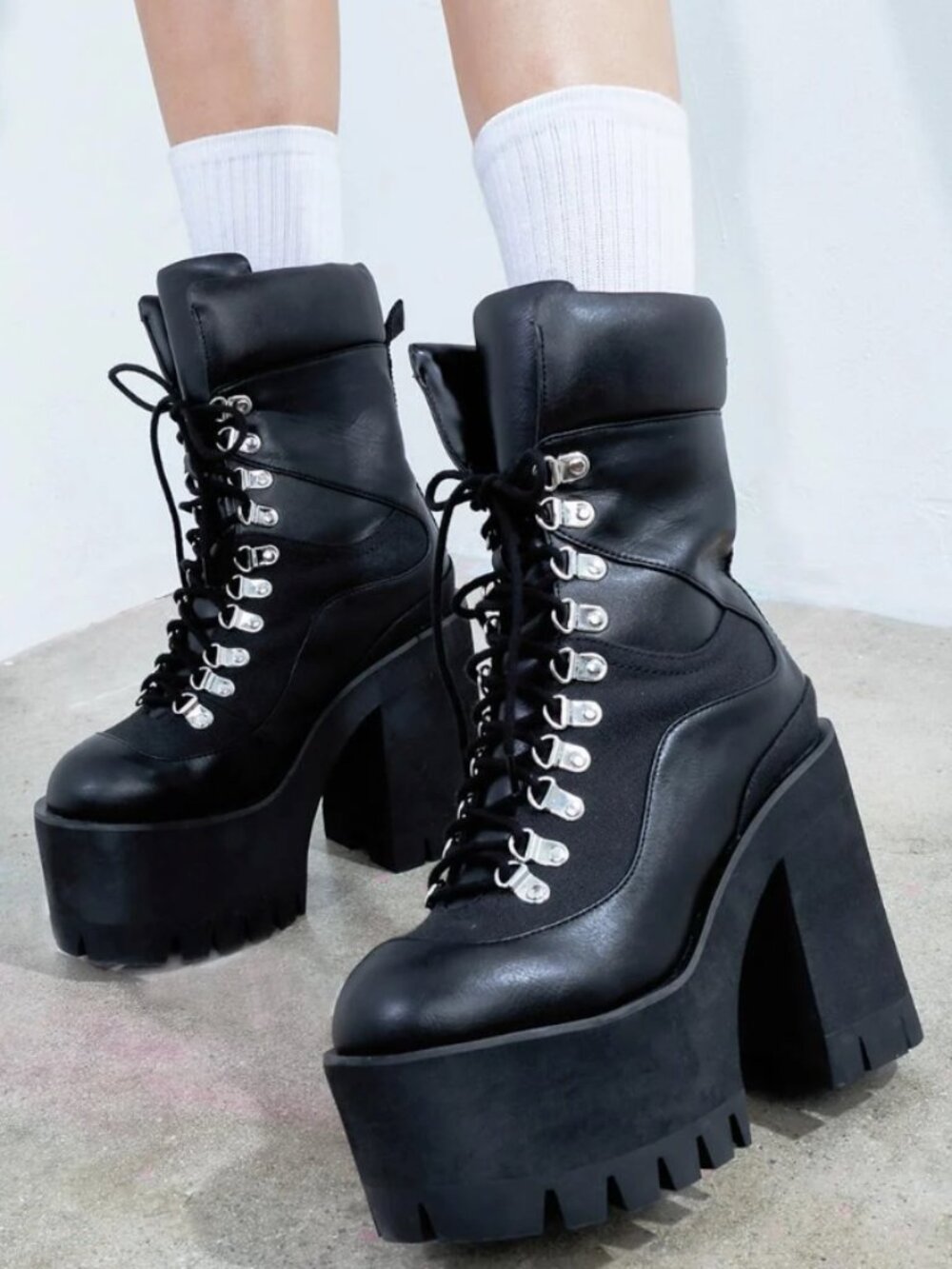 Poster Girl Werkin' Overtime Platform Hiker Boots
